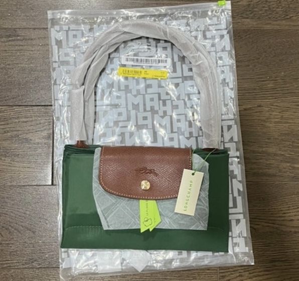 Mala verde Longchamp L