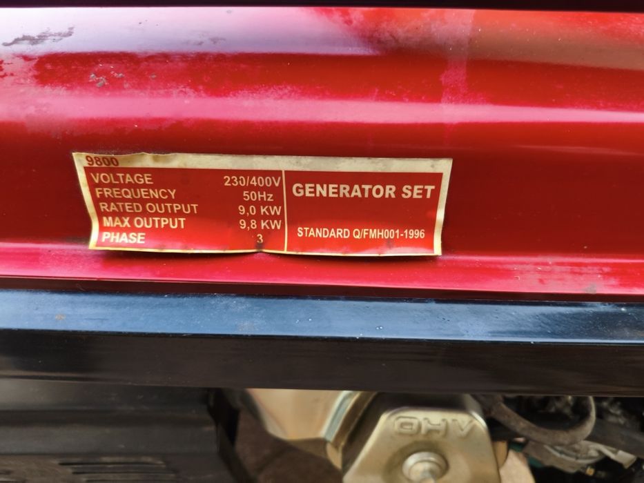 Agregat 9.8 kw siła