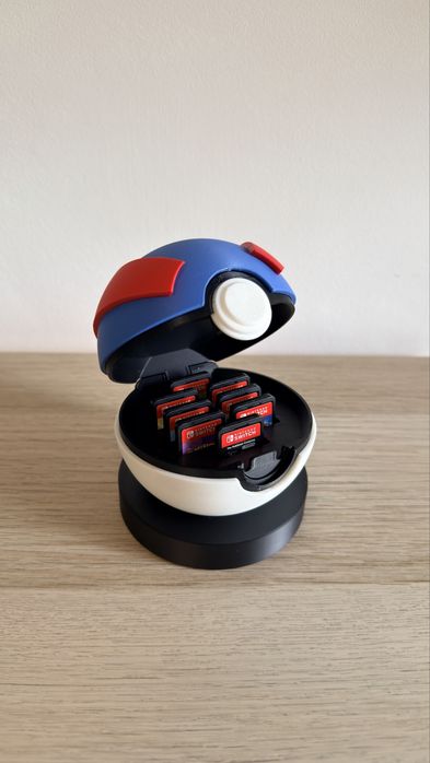 Estojo Pokebola para jogos Nintendo Switch