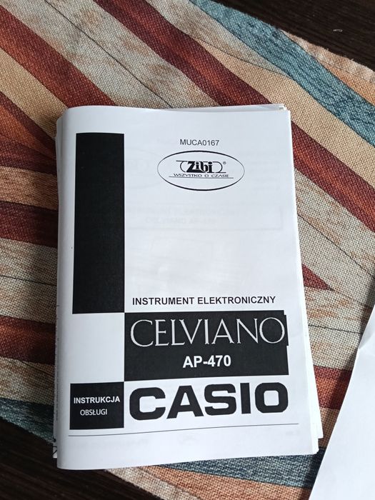 Pianino cyfrowe CASIO AP-470 WE CELVIANO białe jak nowe + ława