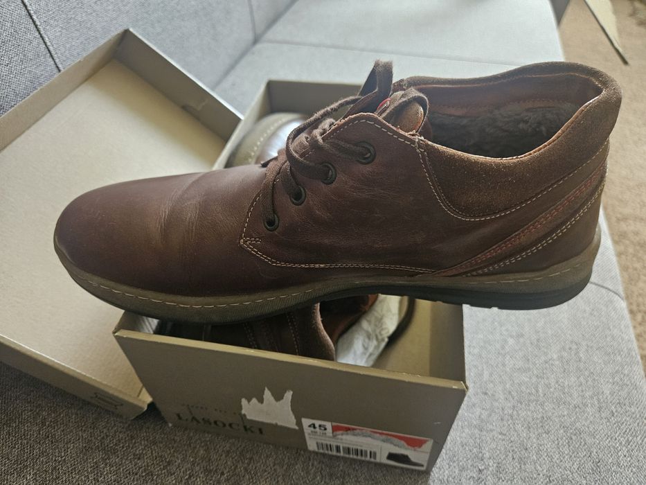 Buty skórzane Lasocki męskie