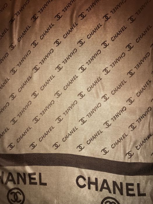 Szal chusta Chanel ogromny super stan extra prezent