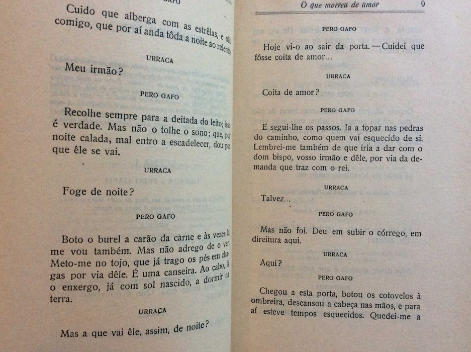 Júlio Dantas - O que morreu de amor, ( Teatro ), 1899