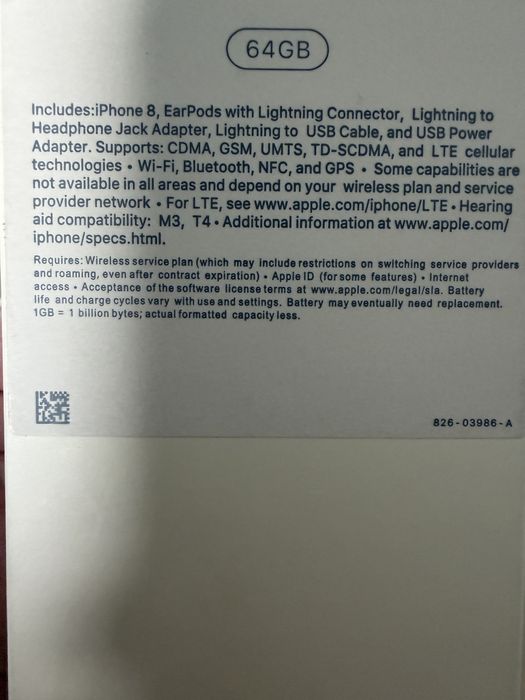 Iphone 8  64 GB