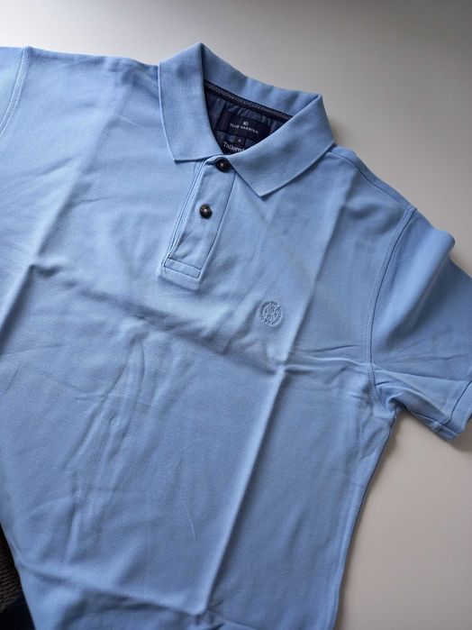 Koszulka polo Marks & Spencer rozm. M błękitna