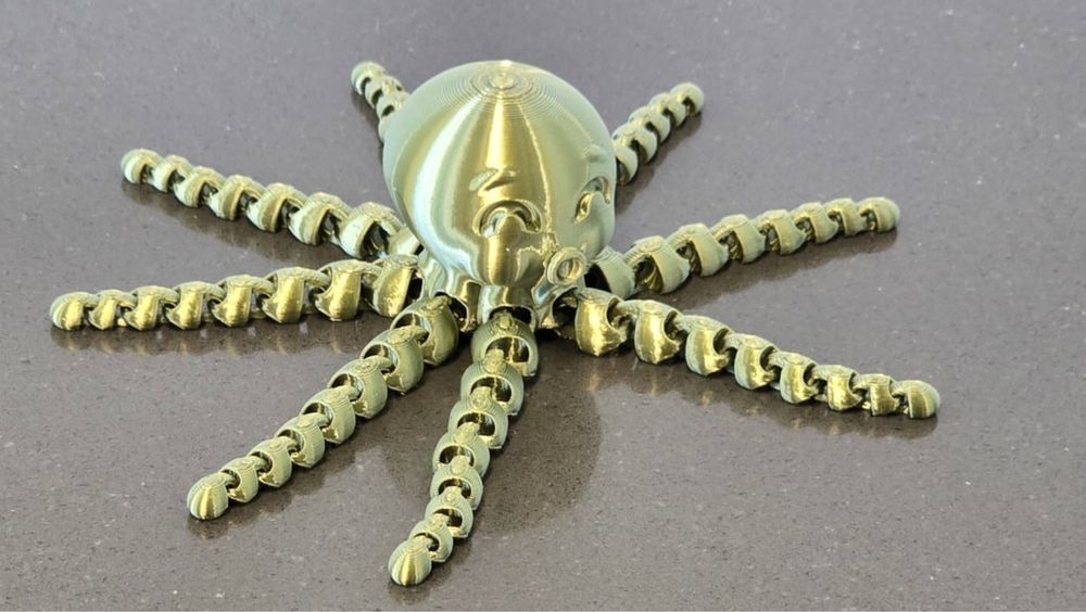 Fidget Toy Polvo articulado 3D