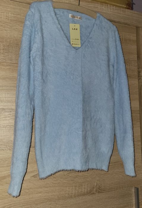 Nowy alpaczkowy sweterek, rozmiar XL