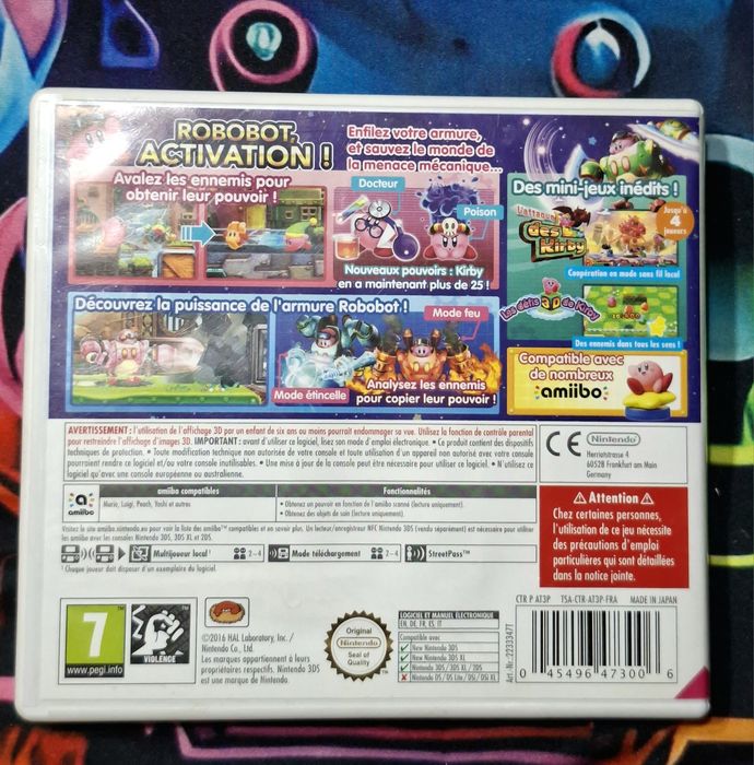 Kirby Planet Robobot Nintendo 3DS