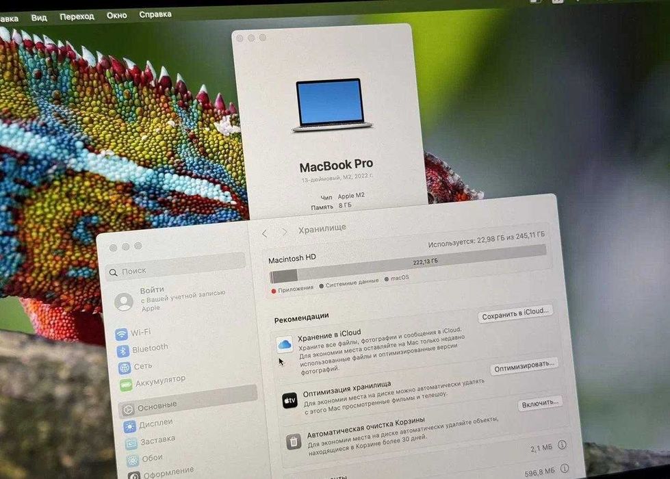 MacBook Pro 13 2022 M2 8Gb 256Gb