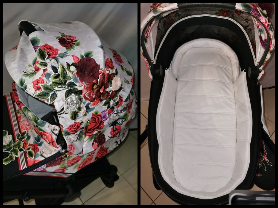 Cybex Priam 3w1 wózek gondola  piękny zestaw