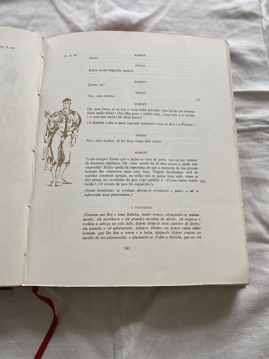 Livro Antigo "Obras de Shakespeare" -1960