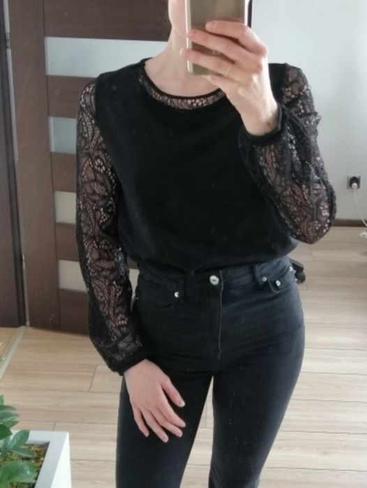 Bluzka czarna Reserved S nowa