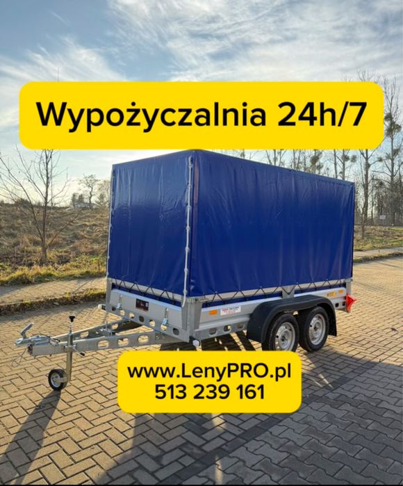 Wynajem Przyczepy! Wypożyczalnia Przyczep 24h/7! Przeprowadzki! Duża!