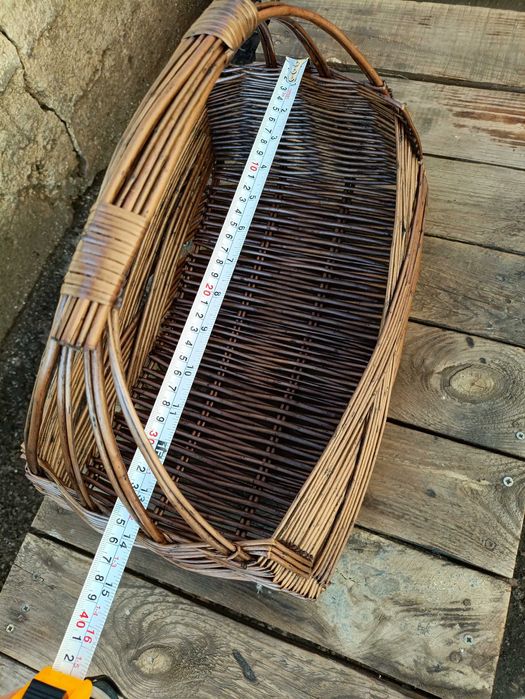 Кошик з натуральної лози