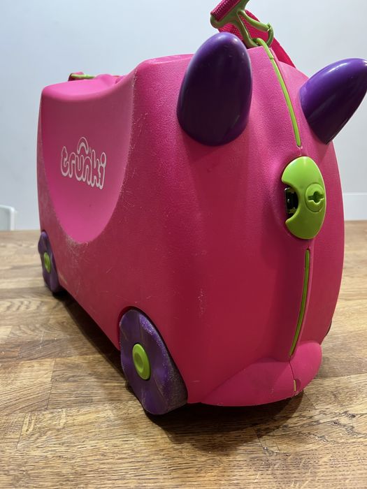 Trunki walizka jeździk różowa Paczkomat gratis