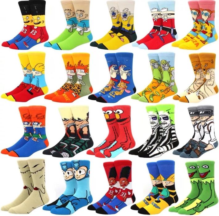 Meias Rugrats rua sesamo diversos animação