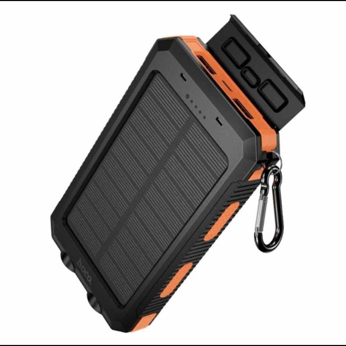 Power Bank HOCO J164 Platinum Solar 8000mAh 10W, с солнечной панелью