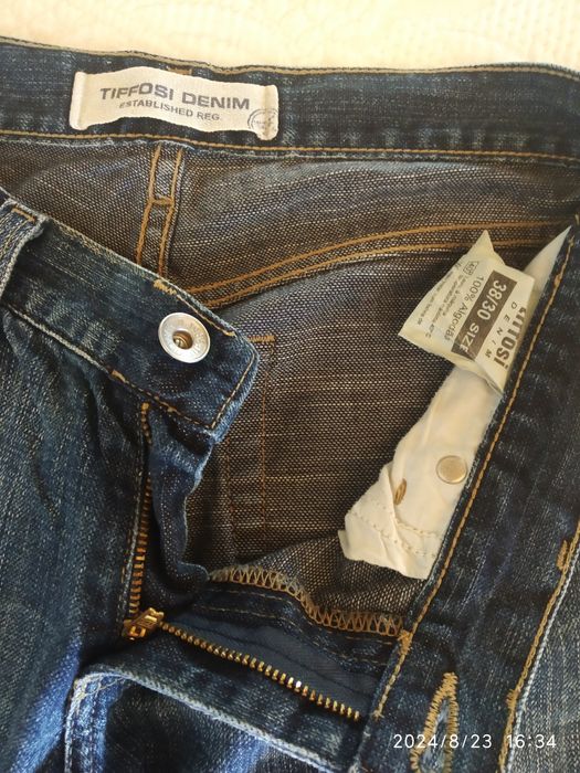 Calças de ganga de cintura baixa