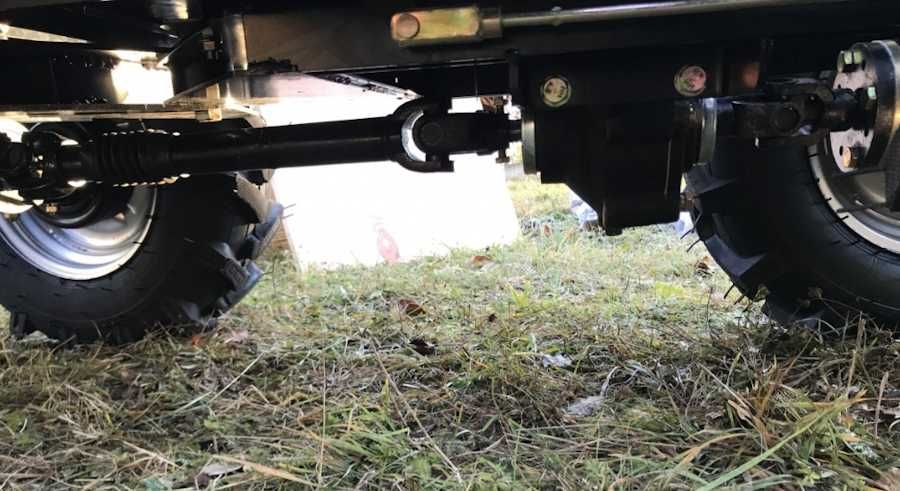 Traktor 4x4 Ogrodniczy Sadowniczy Benzyna Łamany