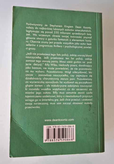 Dean Koontz - Prędkość (Wydawnictwo Albatros)
