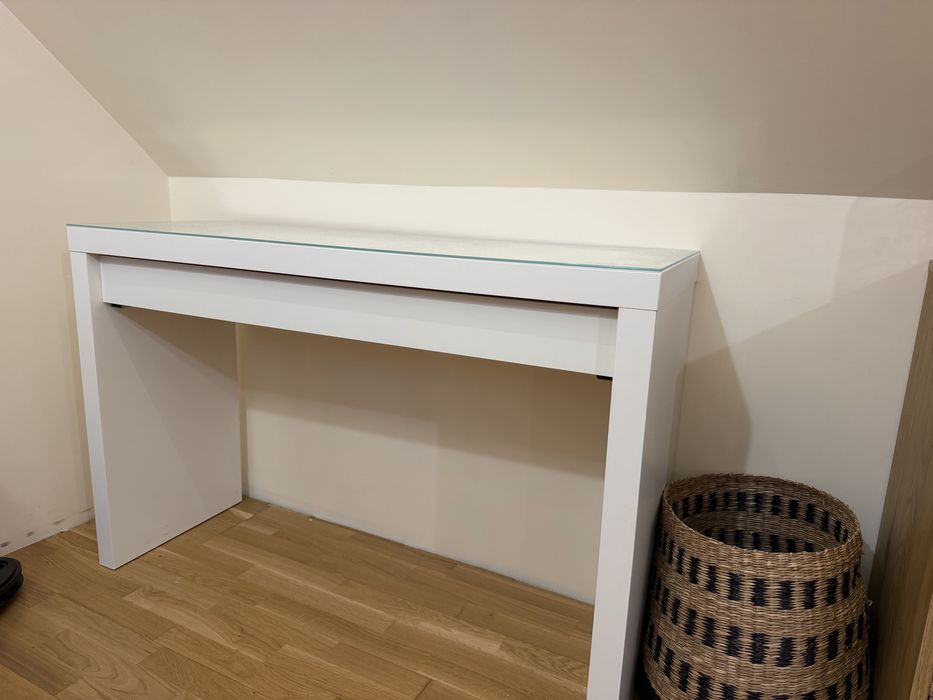 Toaletka malm ikea biala