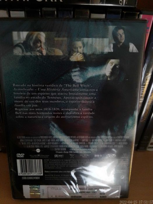 Dvd NOVO Assombrados SELADO Uma História Americana Filme Terror Donald
