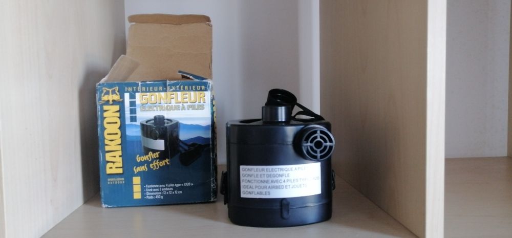 Bomba de ar a pilhas tipo D (4 pilhas)