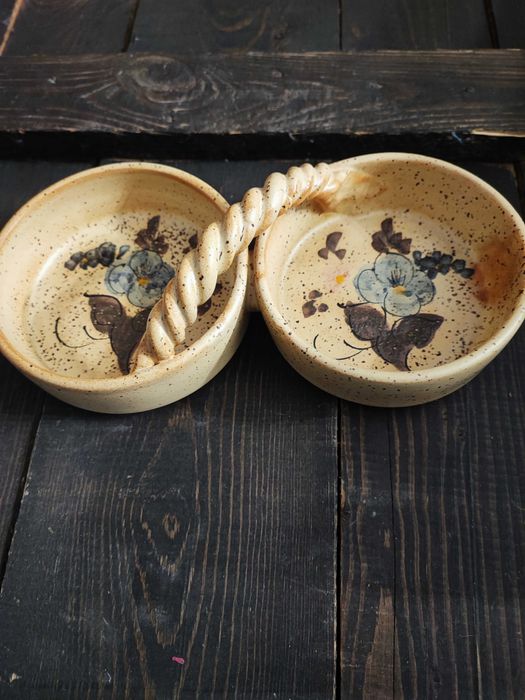 Ceramiczne miseczki koszyczek Vintage