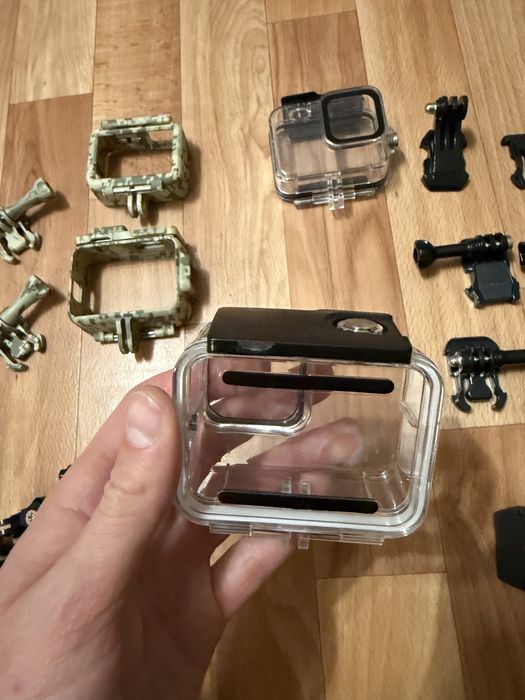 Великий набір аксесуарів для GoPro та екшн-камер + Аквабокси та Рамки