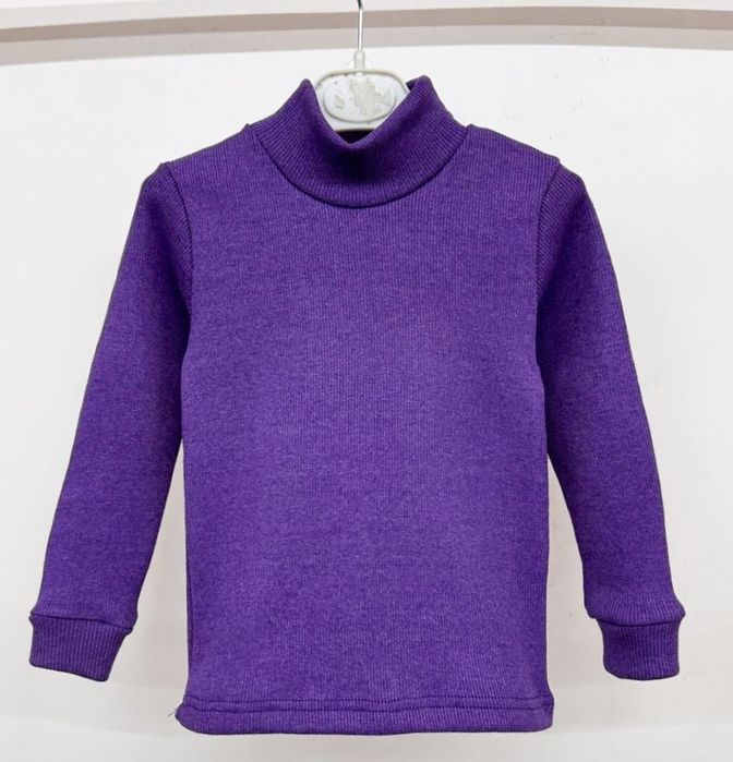 Водолазка дитяча на утеплені / гольф рубчик