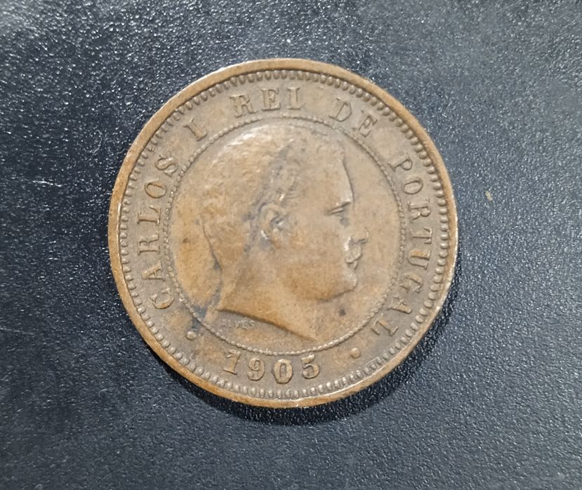5 reis de 1905 em bronze