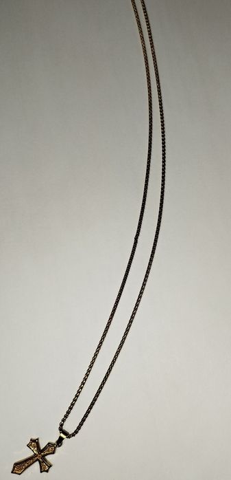 Вінтажний готичний хрест підвіска