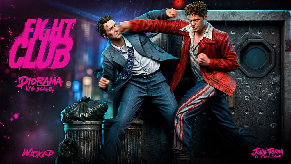 Figurka 3D  Fight Club– Fan Art, druk 16K
