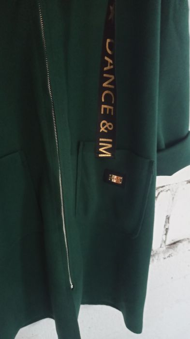 Płaszcz butelkowa zieleń