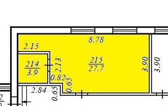 Оренда офісних приміщень 31,6 кв.м, Придніпровськ, вул. Базова, 4