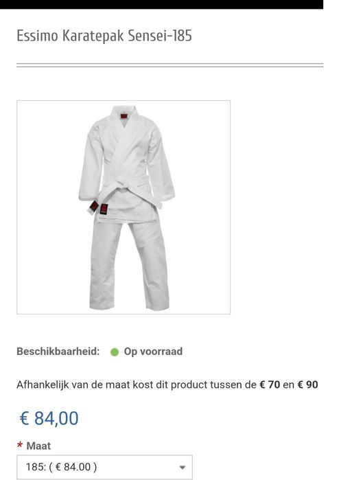 Kimono Essimo Sensei