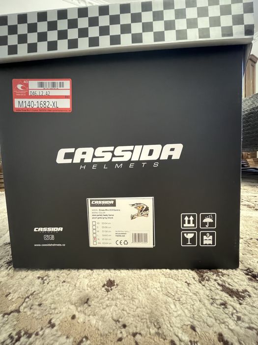 Новий шолом Cassida (крос/ендуро). Жодного разу не одягався, є коробка