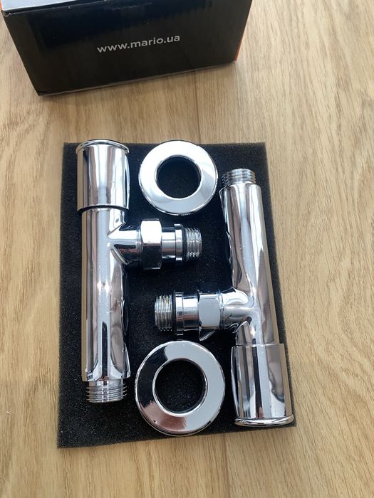 Крани кутові MARIO для рушникосушок G1/2″ комплект 2 шт.