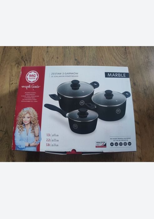 Zestaw Garnków Marble