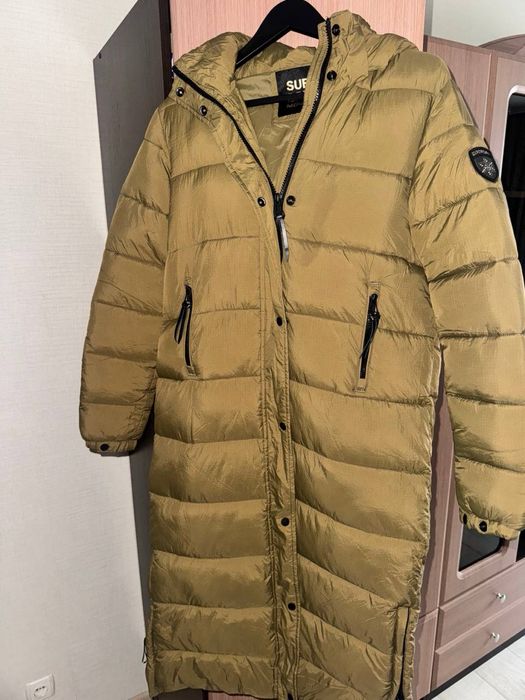 Пуховик довгий super dry