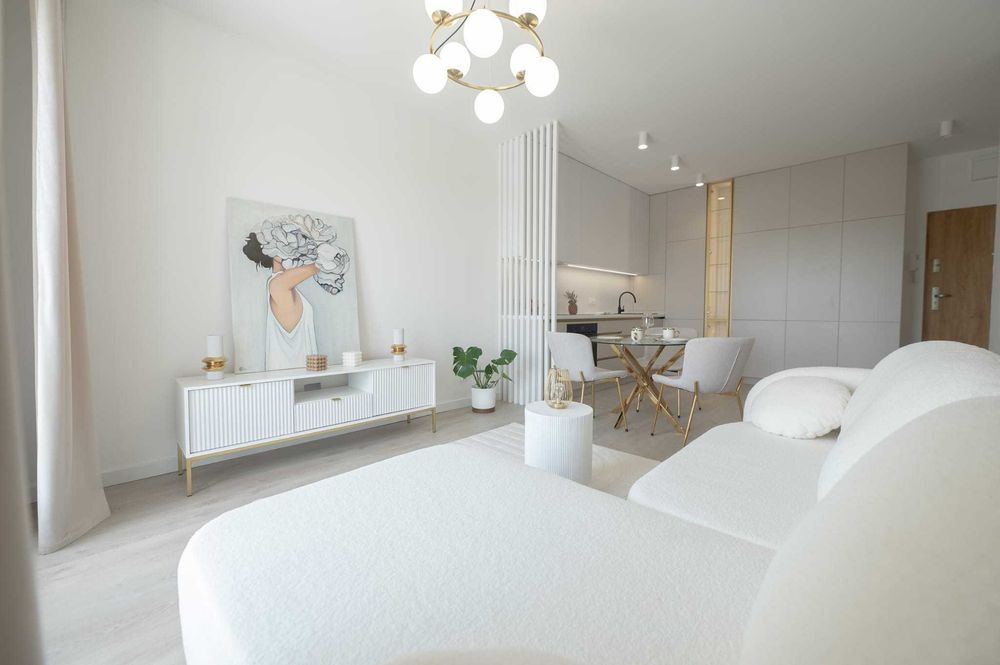 Nowoczesne mieszkanie 53 m² wykończone przez architekta – pod samym lasem!