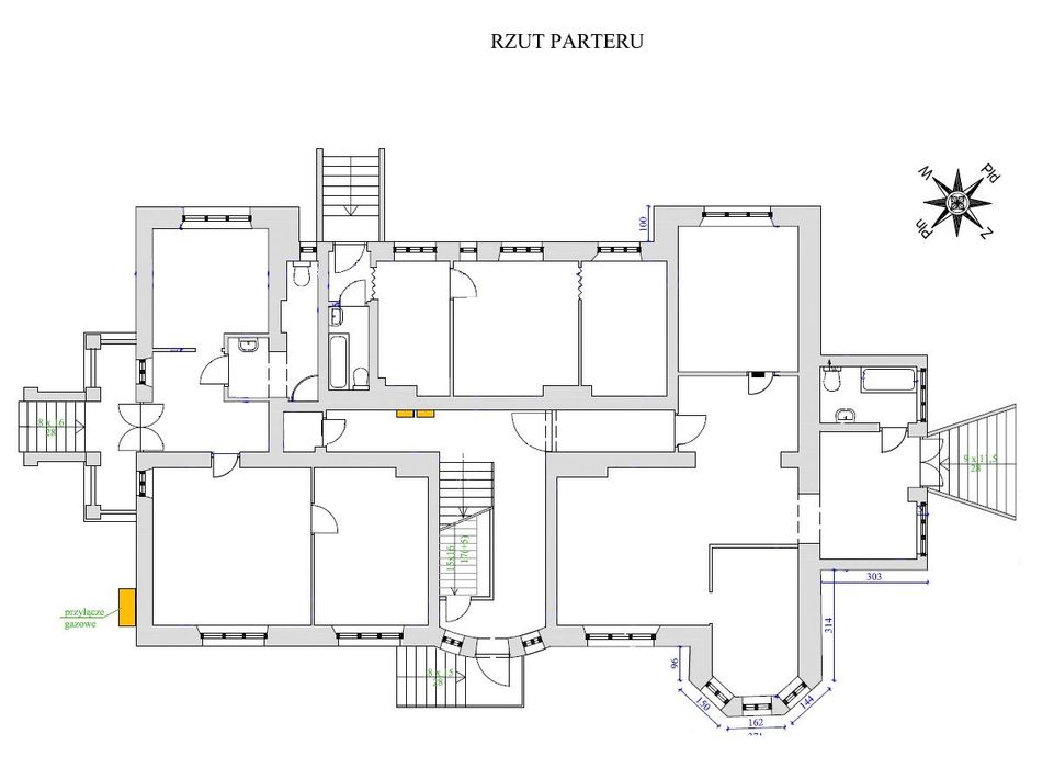 Zabytkowa willa "Dom Rejenta" na działce 1890 m²  Grodzisk Mazowiecki