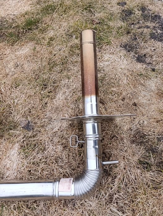 Komin z kwasówki do wędzarni fi 60 mm