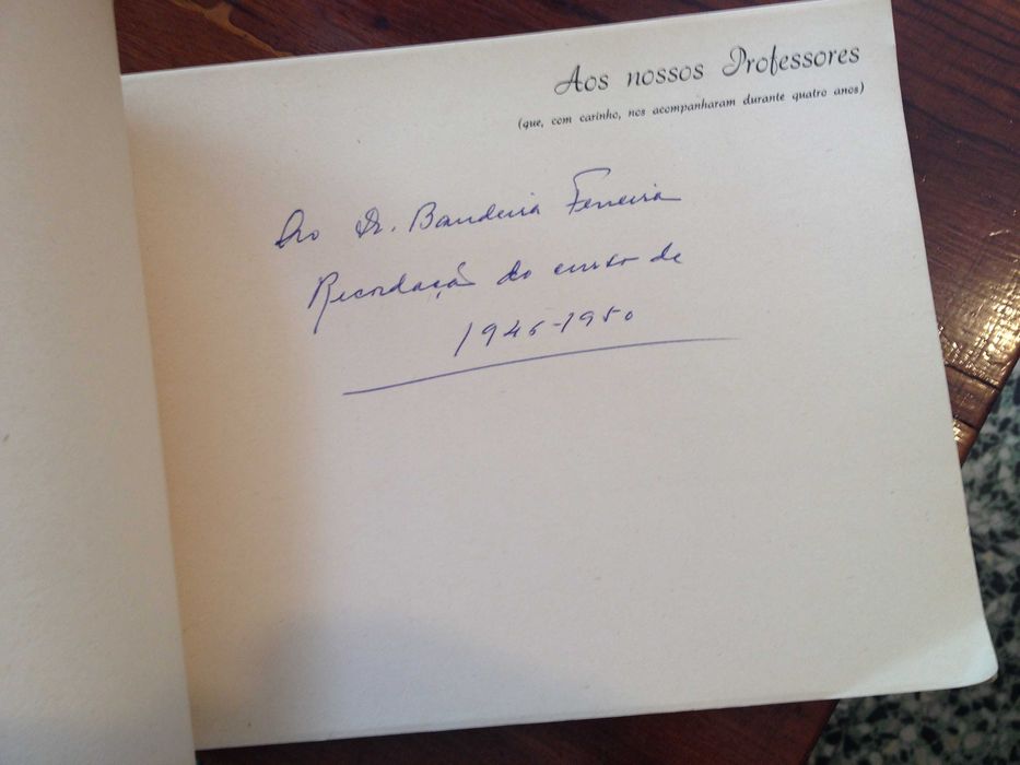 Finalistas de Letras, curso de 1946.-1950