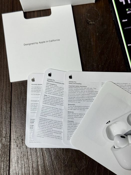 Навушники Apple AirPods Pro 2 з ANC, iPhone Android,Type-C, + Чохол