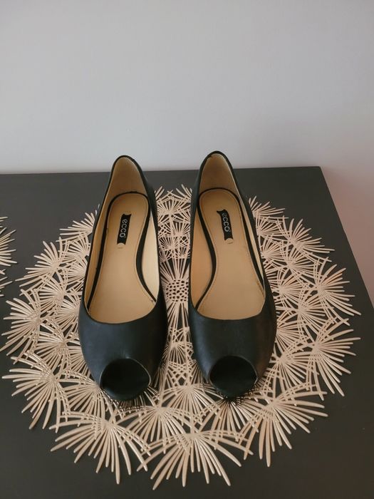 ECCO wygodne pantofelki open toe roz. 39