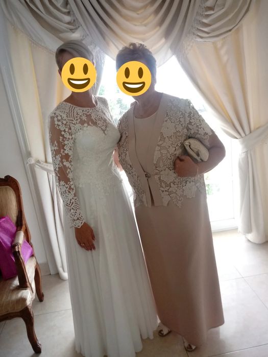 Sukienka plus size dla mamy , babci na komunię , wedle , chrzciny
