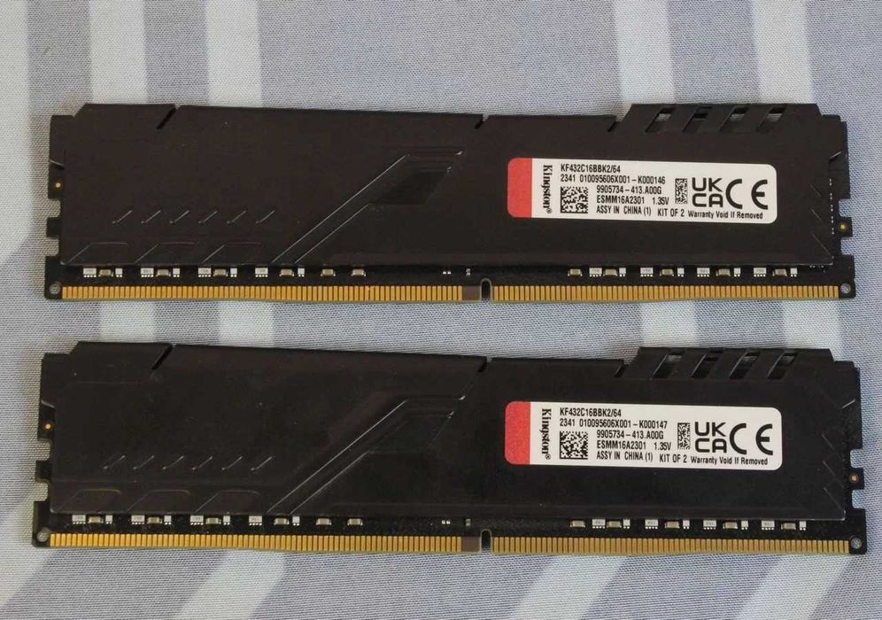 Kingston fury Beast Black DDR4 2x32Gb 3200 мгц