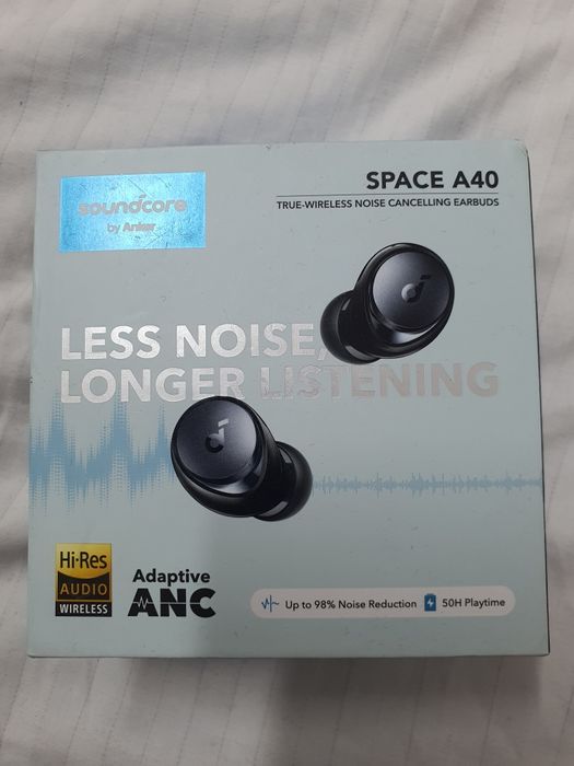 Anker Soundcore Space A40 Earbuds - Black
