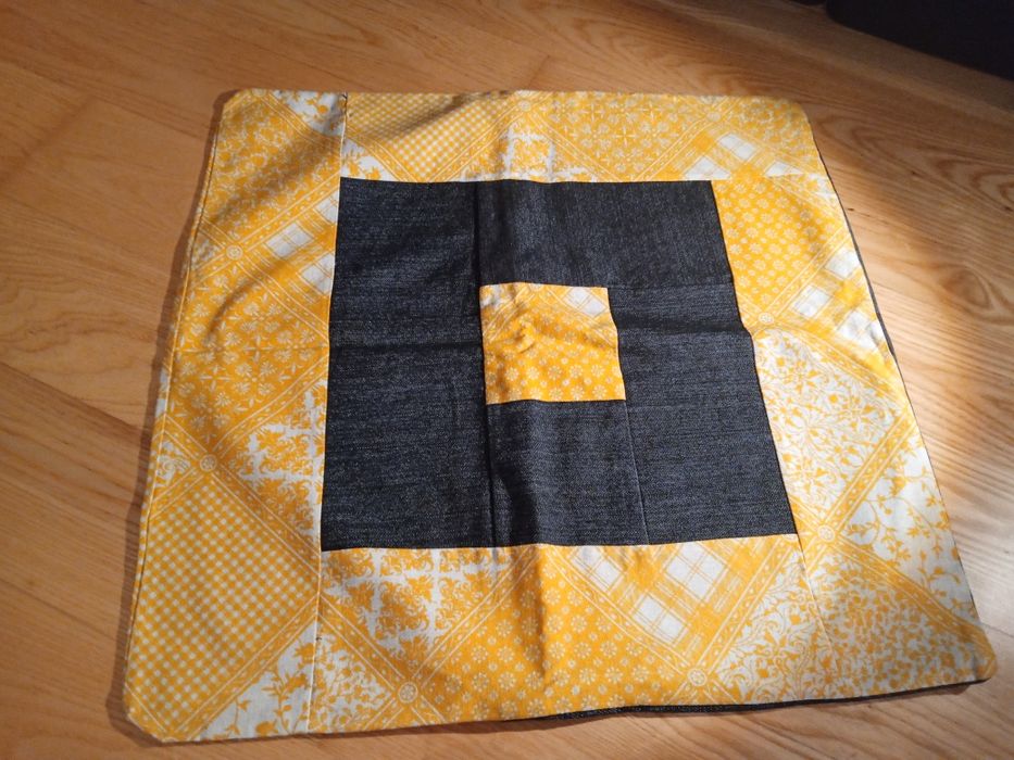 Capa de almofada patchwork